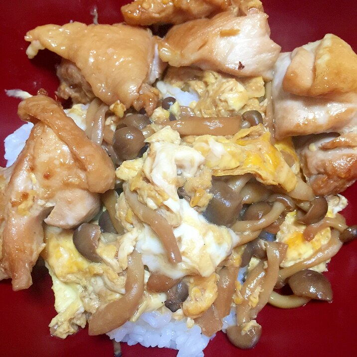 簡単！ぶなしめじの親子丼！